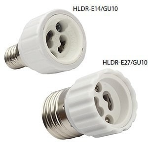 Переходник для источника света HLDR-E27(Е14)/GU10  